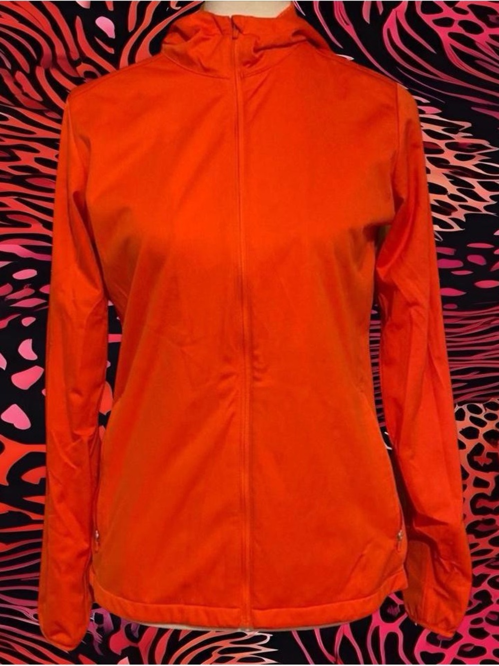 Nike Orange Full-Zip Women's Jacket